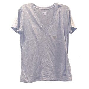 Grey Blue PacSun V-neck